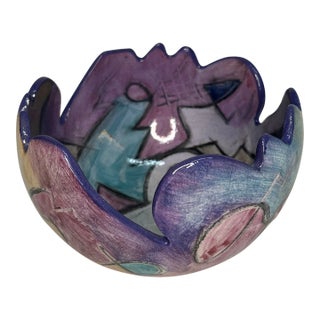 Vintage Signed Harris Cíes Bowl For Sale