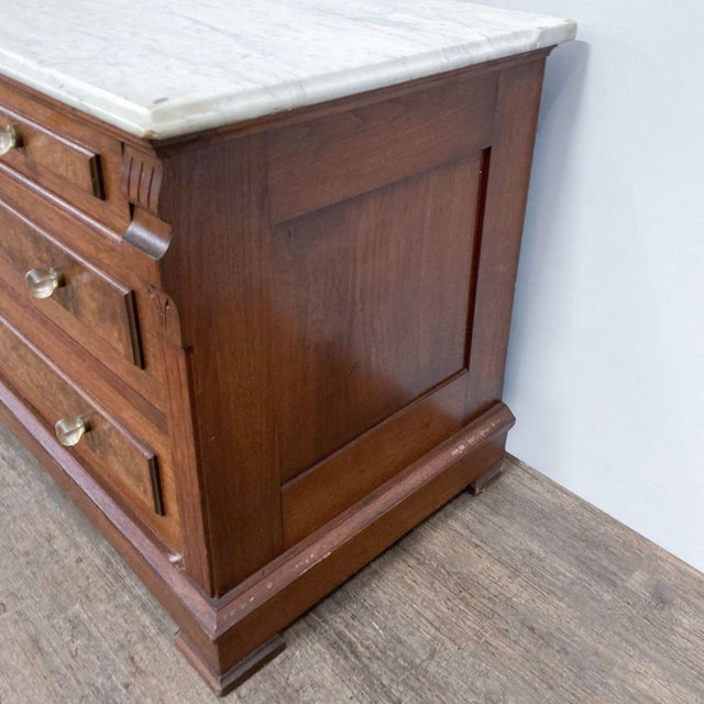 1940s Vintage Marble Top Dresser Chairish