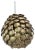 Gold Florentine Iron Pendant Light by Simoeng For Sale