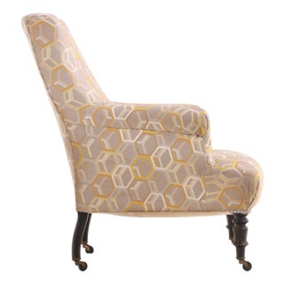 Napoleon III Library Chair, C. 1860 For Sale