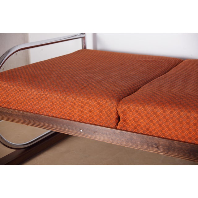 Wood Bauhaus Chrome Sofa by Hynek Gottwald, 1940s For Sale - Image 7 of 18