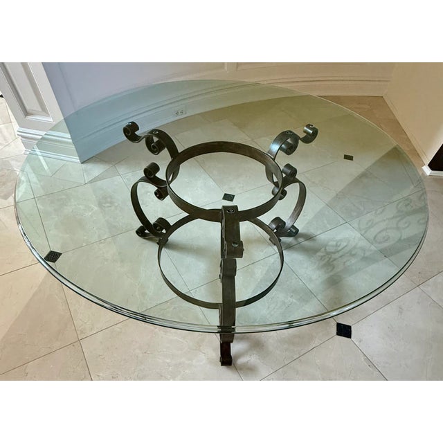 Century Furniture Glass Top Cocktail Table For Sale - Image 9 of 17