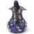 Glass Fratelli Toso Murano Millefiori Flowers Antique Italian Art Glass Ornate Handle Cabinet Vase Pitcher For Sale - Image 7 of 7