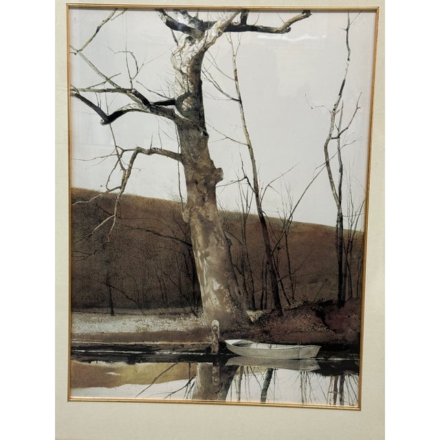 Andrew Wyeth Andrew Wyeth Cold Spring Lithograph Print, Framed For Sale - Image 4 of 12