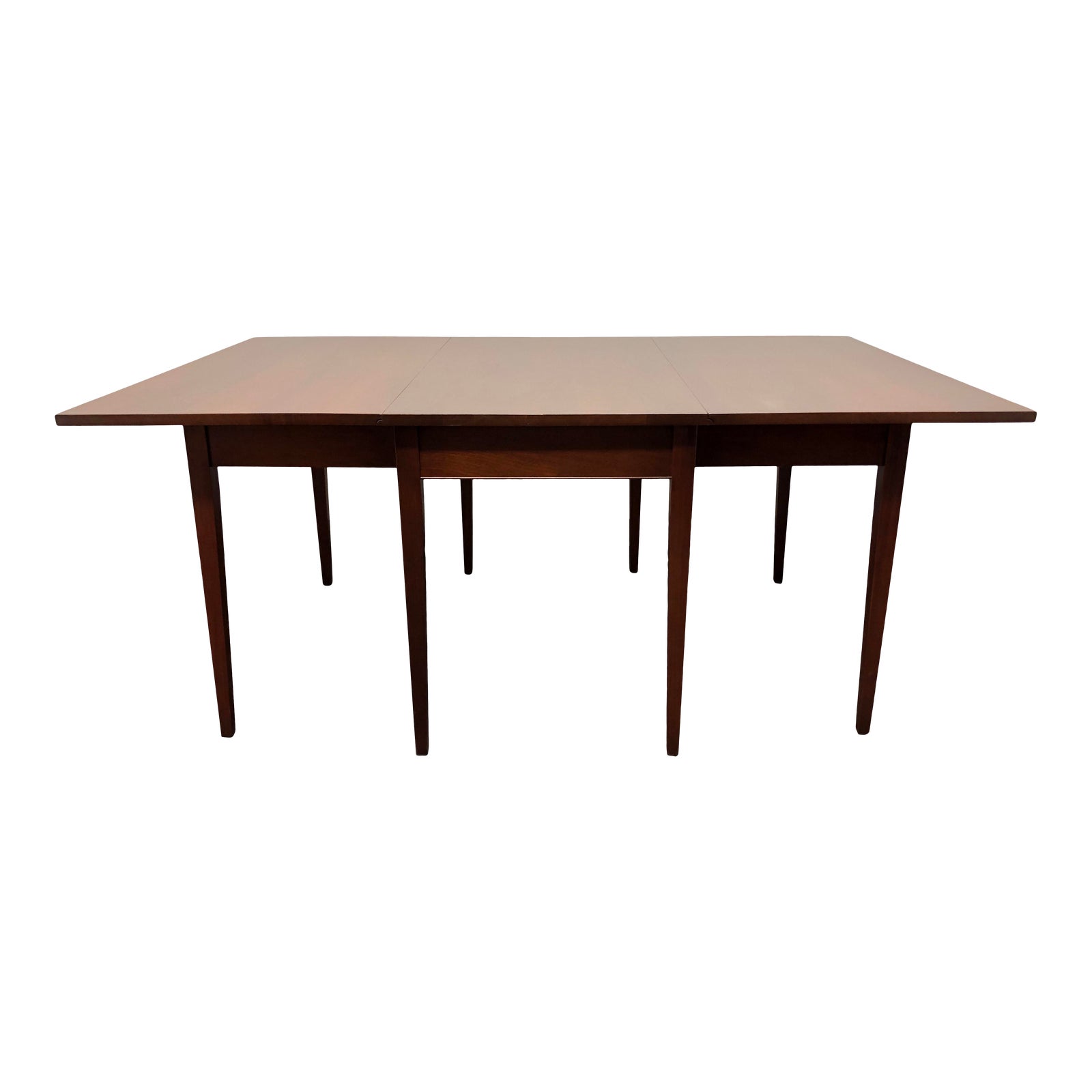 1970s Craftique Solid Mahogany Gate Leg Drop Leaf Dining Table Chairish