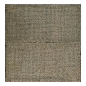 1920s Multi Geometric Modernist Antique Shawl Rug 5' 6'' X 5' 8'' Wool Knotted Carpet