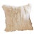 Plush Faux Rabbit Fur Pillow, 18-Inch Square, Single For Sale