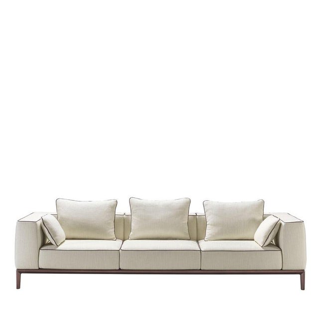 Not Yet Made - Made To Order Milo White Sofa by Stefano Giovannoni For Sale - Image 5 of 5