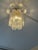 Luxury italian flush mount with transparent “tronchi” Murano glass . Scenographic flush mount in a bath of 24k gold. All...