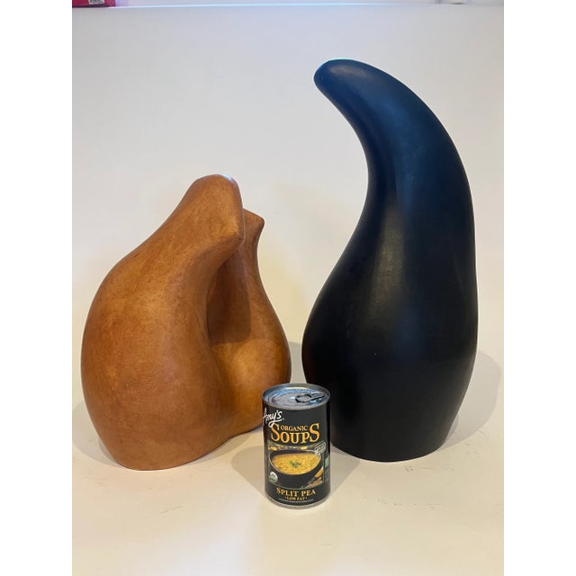 Biomorphic Sculptures in the Manner of Henry Moore by Ruth Pumphrey “Figures” For Sale - Image 9 of 10