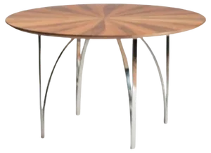 Archie European Walnut Table by Serena Confalonieri