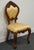 Vintage Antique Traditional Rococo Style Carved Accent Side Chair For Sale - Image 4 of 11