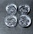Late 20th Century Vintage Set of 4 Tapio Wirkkala Ice Breaker Low Ball Glasses by Iittala, Made in Finland For Sale - Image 5 of 6
