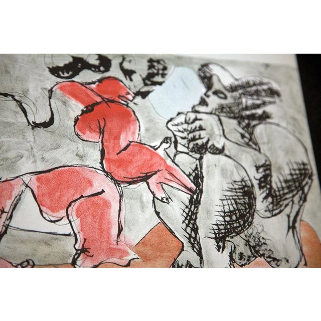 Modern Le Corbusier Lithograph in Color Original Ltd. Ed. Signed +W/Archival Frame For Sale - Image 4 of 6