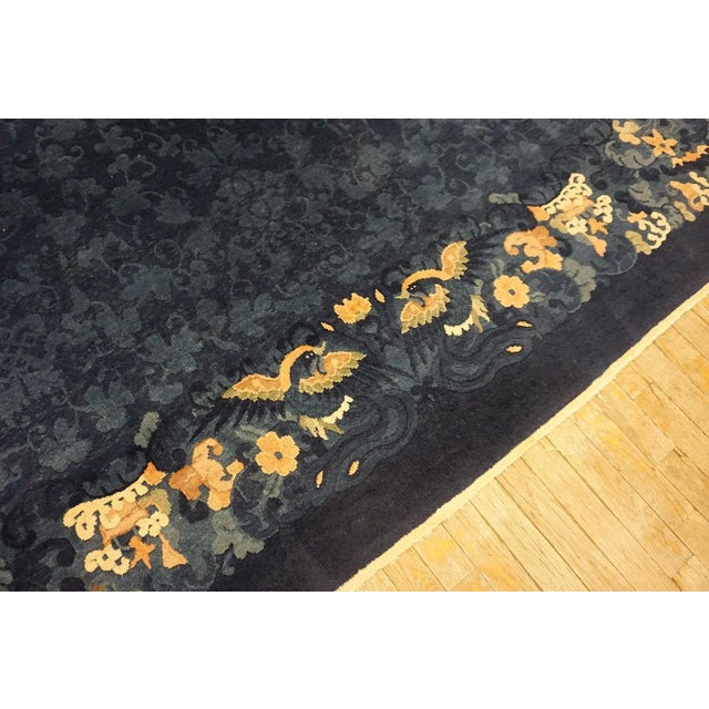 Chinese Early 20th Century Chinese Peking Carpet ( 8' x 9'8" - 245 x 295 ) For Sale - Image 3 of 12