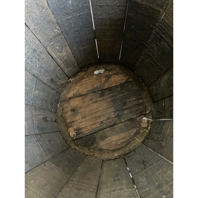 English English Regency Wood and Brass Belted Bucket With Claws, Circa 1820 For Sale - Image 3 of 13