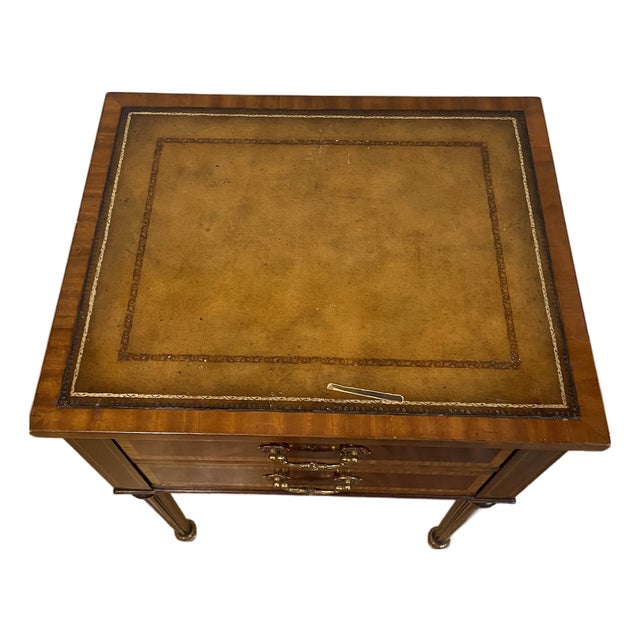 1980s Maitland Smith Library Table For Sale