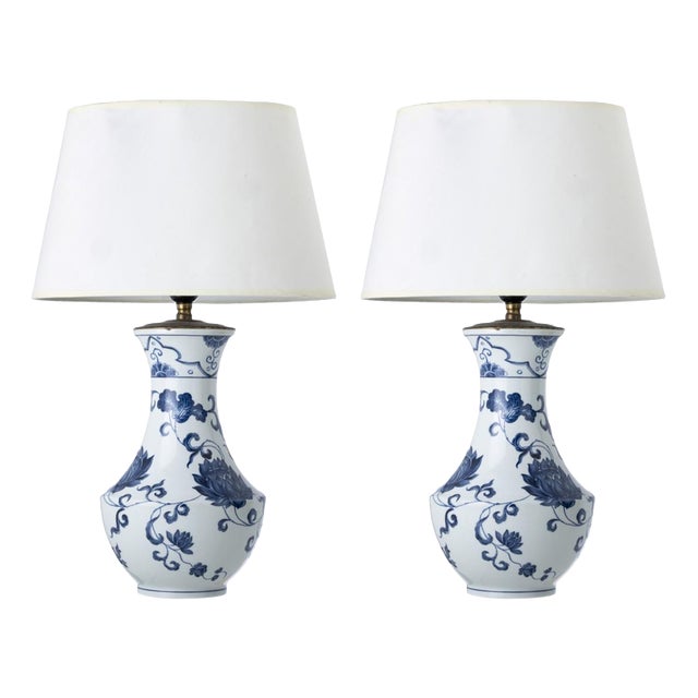 Porcelain Vases from Paris Porcelain, Set of 2 For Sale