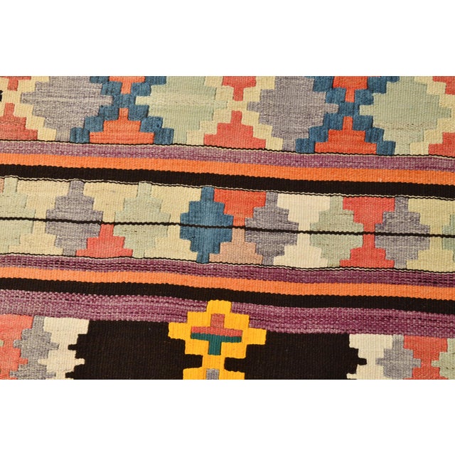 Textile Cotton Kilim Runner Rug For Sale - Image 7 of 12