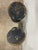 Pair of Vintage North Carolina Estate Blackened Cast Stone Garden Stools For Sale - Image 4 of 11