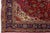 Medallion Designed Vintage Persian Tabriz Wool Rug in Red For Sale In New York - Image 6 of 8