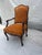 Late 18th Century Pair of 18th Century Italian Walnut Upholstered Arm Chairs For Sale - Image 5 of 11
