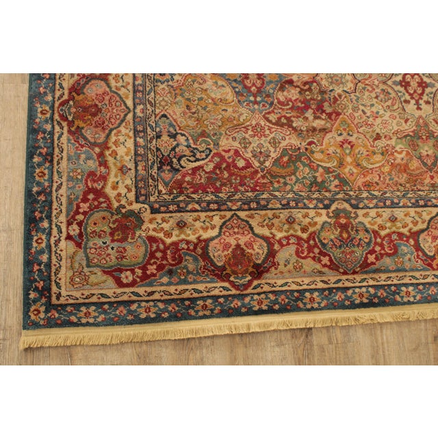 1990s Karastan Tea Wash Panel Wool Area Rug Chairish