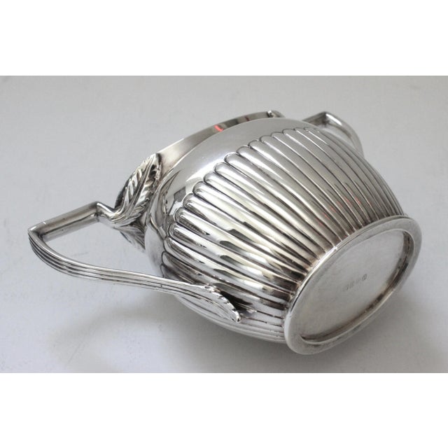 Wood Antique Silver Plate Coffee & Tea Set, Hukin & Heath, Birmingham, England- 5 Pieces For Sale - Image 7 of 13