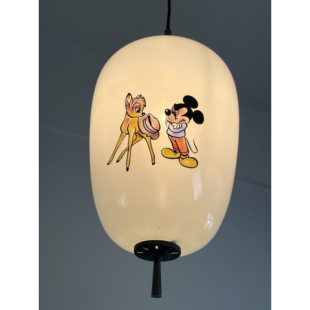 Disney Pendant Lamp in Opaline Glass attributed to Doria Leuchten, 1960s For Sale - Image 14 of 18