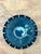 Vintage Mid Century Modern Swedish Scalloped Glass Bowl For Sale - Image 10 of 12