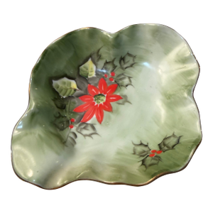 Mid 20th Century Lefton Hand-Painted Candy Dish