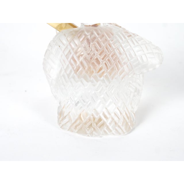 Glass 20th Century Saint-Louis French Crystal Lyre Sculpture For Sale - Image 7 of 9