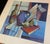 Original signed still life painting by Connecticut artist Nancy Greene, dated 1993. Titled All American Still Life, this...