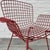Mid-Century Modern Red Painted Steel Wire Chair, Sweden, 1960s For Sale - Image 9 of 12