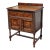 Vintage Mission Barley Twist Oak Server Cabinet ~ Sideboard Buffet Side Table For Sale
