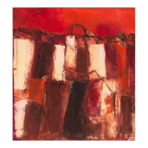 'Landscape in Luggage, Chestnut and Coral' by Gianni Pisani, 1963, Venice Biennale, Michetti Prize Winner