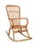 Mid-Century Italian French Riviera Curved Rattan and Bamboo Rocking Chair, 1970s For Sale - Image 18 of 18