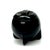 Black 1980s Bauhaus Revival Spherical Black Ceramic Creamer & Sugar Bowl Set Attributed to Cowan Pottery For Sale - Image 8 of 10