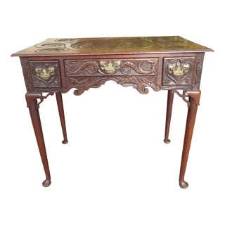 Antique Georgian Mahogany Side Table, 1740 For Sale