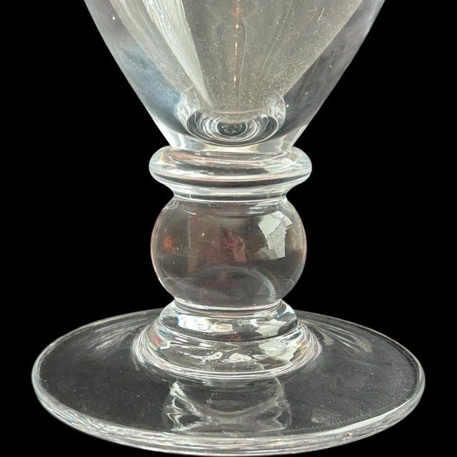 1980s Vintage Simon Pearce Large Glass Footed Vase For Sale In Naples, FL - Image 6 of 9