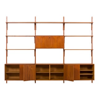 Vintage Danish Teak Wall Unit by Thygesen & Sørensen, 1960s For Sale