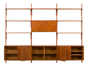 Vintage Danish Teak Wall Unit by Thygesen & Sørensen, 1960s