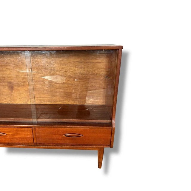 Low Mid-Century Teak Display Cabinet from Jentique, 1960s For Sale - Image 6 of 12
