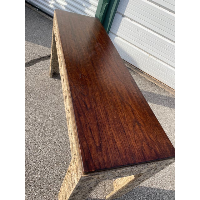 Wood 1980s Minton-Spidell Carved Console Table For Sale - Image 7 of 12