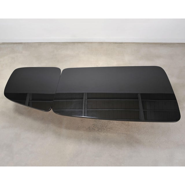 India Mahdavi Alber Sectional Walnut Brass Dining Table 11 Ft For Sale In Sacramento - Image 6 of 18