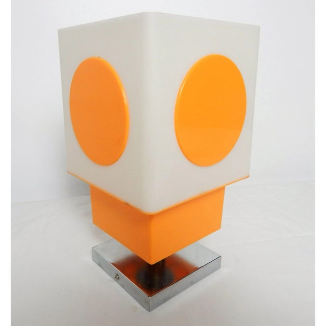 Mid-Century Modern 1960s Verner Panton-Style Yellow Desk Lamp For Sale - Image 3 of 12