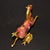 Metal Late 19th Century Cloisonné Enamel Galloping Horse Statue on Swallow Base, 800g For Sale - Image 7 of 9