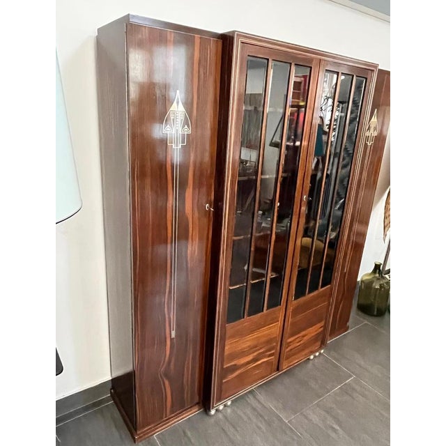 Vintage Makassar Bookcase, 1908 For Sale - Image 10 of 13