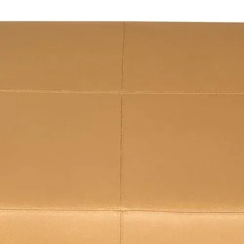 Contemporary Mason-Art 8904 Leather Ottoman For Sale - Image 3 of 7