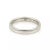 Contemporary Damiani Noi Due 18k White Gold 3.5mm Plain Wedding Band For Sale - Image 3 of 5